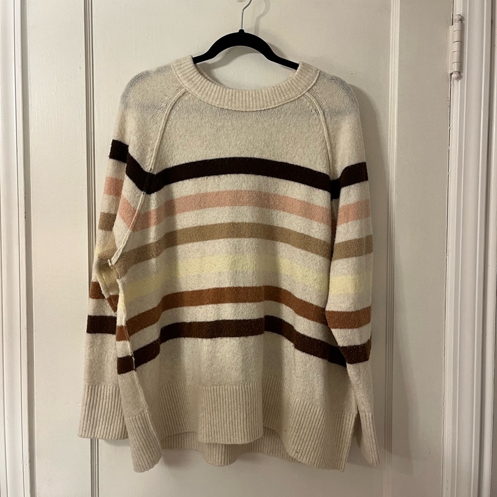Aerie Cream Knit Sweater